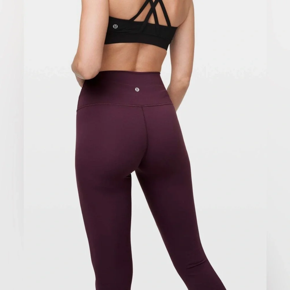 lululemon athletica Women's Leggings in Deep Plum Size 6 - Picture 5 of 13